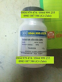 Selen oxit , Selenium dioxide , SeO2 , BDH , Anh
